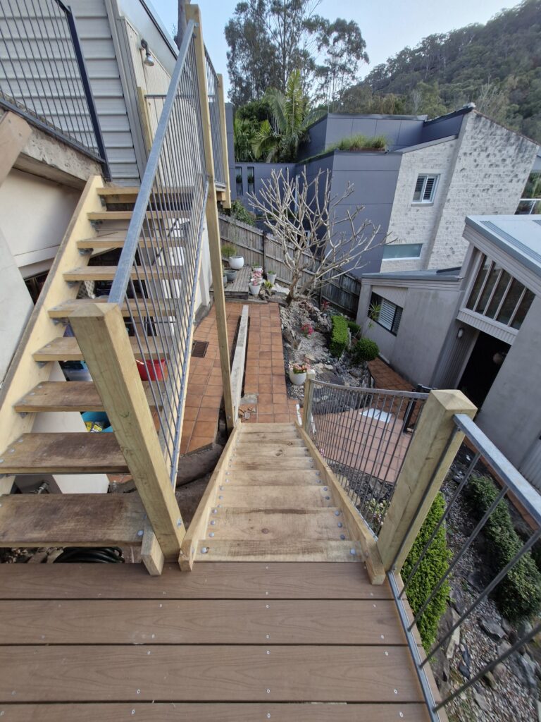 Outdoor Timber Stairs