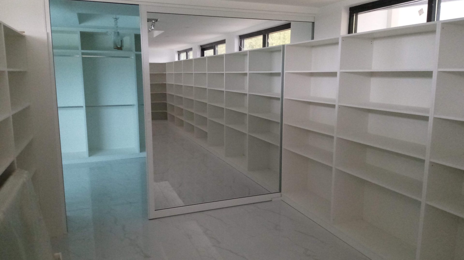 Walk in wardrobe